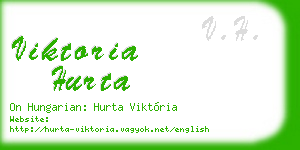 viktoria hurta business card